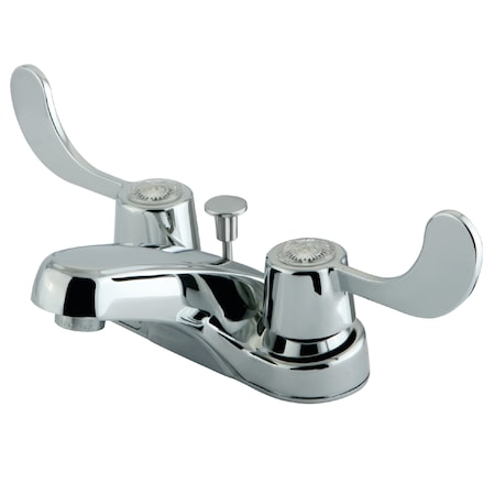 Kingston Brass 4" Centerset Bathroom Faucet, Polished Chrome KB181